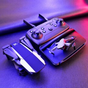 Drone pliable télécommandé avec double caméra 4K