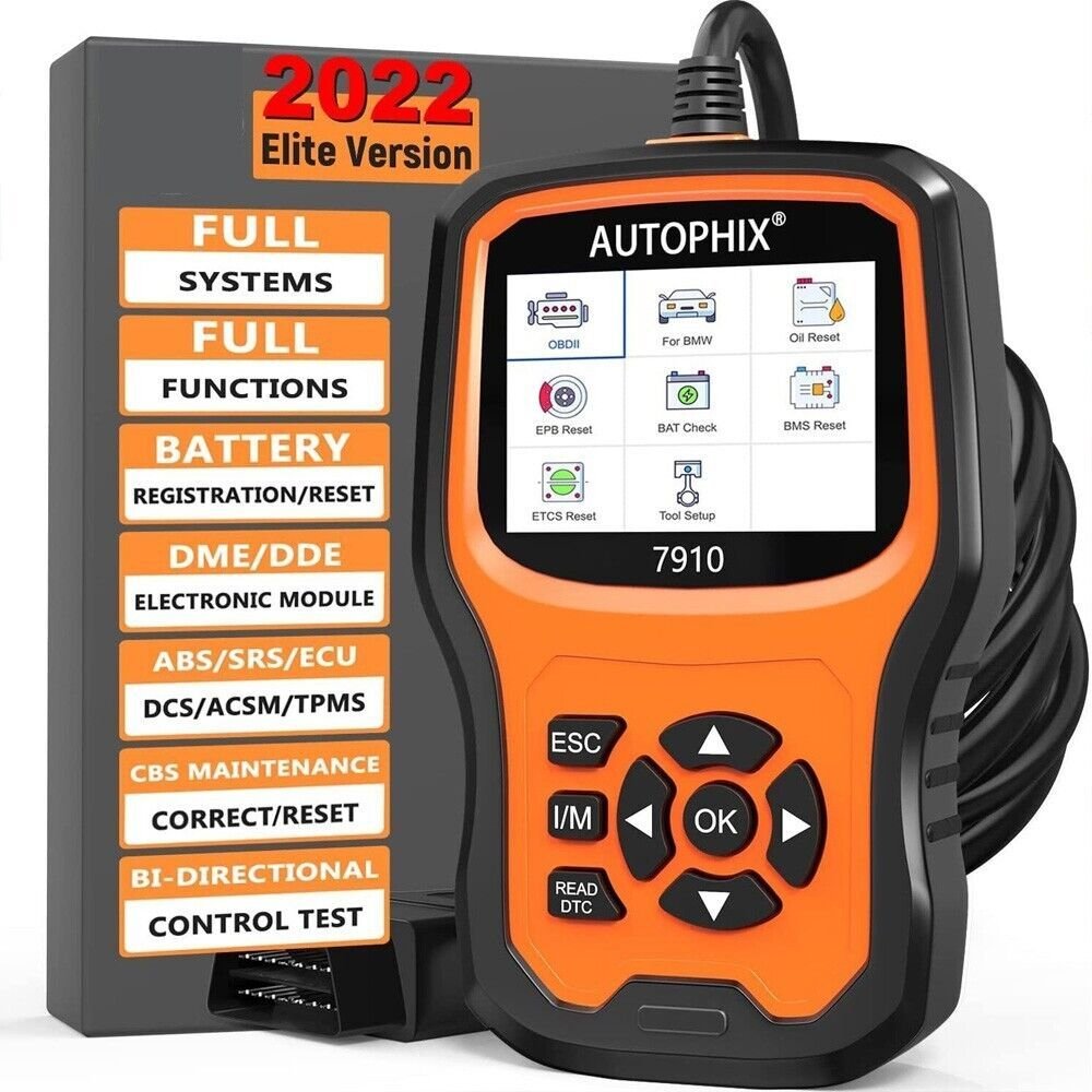 Autophix 7910 Outil de diagnostic complet BMW : lecture et maintenance des défauts OBDII – Image 5