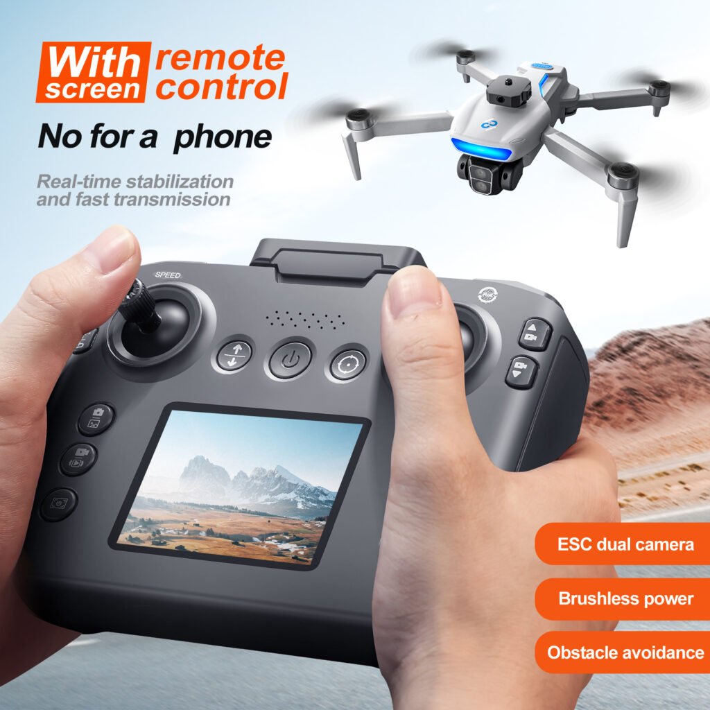 Drone GPS S181, drone sans balais, retour automatique, détection d'obstacles intelligente, quadricoptère télécommandé