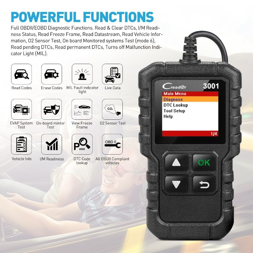 Code reader CR3001 X431 3001 Auto Scan tool – Image 4